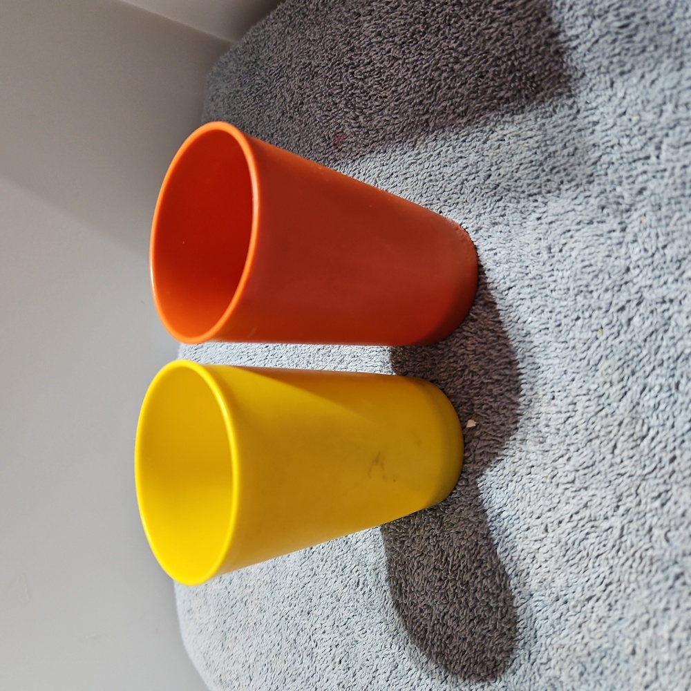 Tupperware 2 glasses